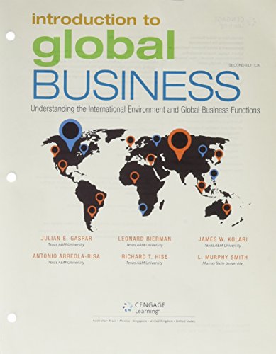 Stock image for Bundle: Introduction To Global Business: Understanding The International Environment & Global Business Functions, Loose-Leaf Version, 2nd + MindTap Management, 1 term (6 months) Printed Access Card for sale by Textbooks_Source