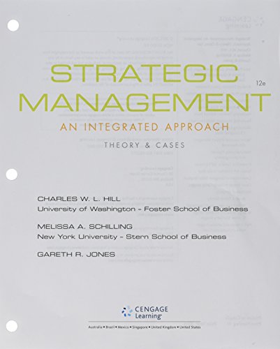 Stock image for Bundle: Strategic Management: Theory Cases: An Integrated Approach, Loose-Leaf Version, 12th + MindTap Management, 1 term (6 months) Printed Access Card for sale by GoldenWavesOfBooks