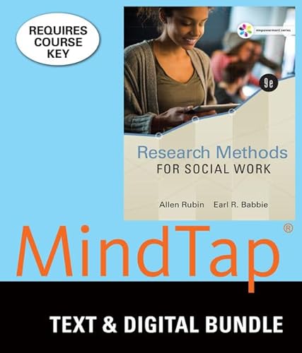 Stock image for Bundle: Empowerment Series: Research Methods for Social Work, Loose-leaf Version, 9th + MindTap Social Work, 1 term (6 months) Printed Access Card for sale by SecondSale