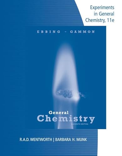 

Lab Manual Experiments in General Chemistry