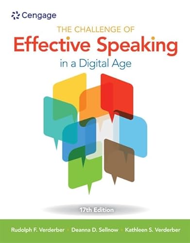 9781305948198: The Challenge of Effective Speaking in a Digital Age