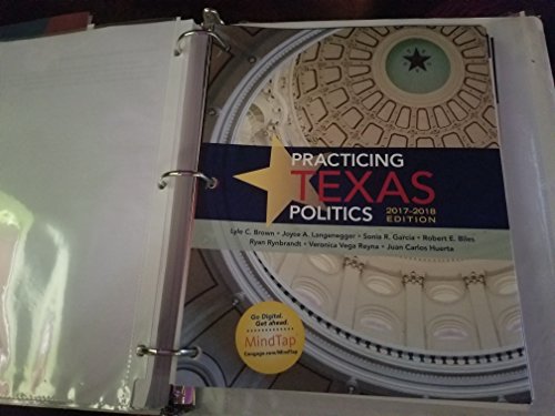 Beispielbild fr Practicing Texas Politics, 2017-2018 Edition, Loose-Leaf Version zum Verkauf von HPB-Red