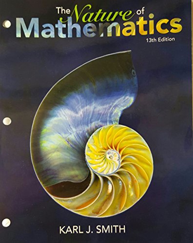 Imagen de archivo de Nature of Mathematics, Loose-leaf Version a la venta por Bulk Book Warehouse