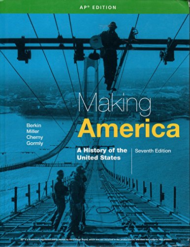 Beispielbild fr MAKING AMERICA HISTORY OF THE U.S-AP zum Verkauf von BooksRun