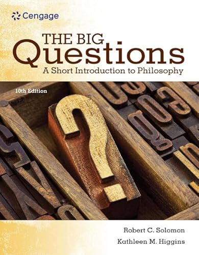 Stock image for MindTap Philosophy, 1 term (6 months) Printed Access Card for Solomon/Higgins' The Big Questions: A Short Introduction to Philosophy for sale by Textbooks_Source