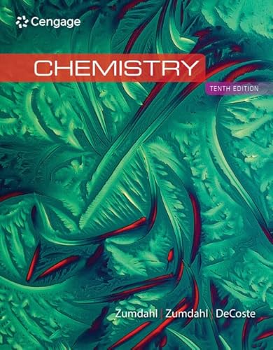 Beispielbild fr Student Solutions Manual for Zumdahl/Zumdahl/DeCostes Chemistry, 10th Edition zum Verkauf von BooksRun