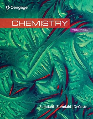 Imagen de archivo de Student Solutions Manual for Zumdahl/Zumdahl/DeCostes Chemistry, 10th Edition a la venta por HPB-Red