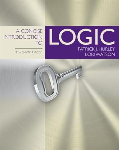 Beispielbild fr A Concise Introduction to Logic zum Verkauf von BooksRun
