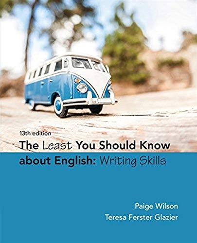 Beispielbild fr The Least You Should Know About English: Writing Skills zum Verkauf von BooksRun