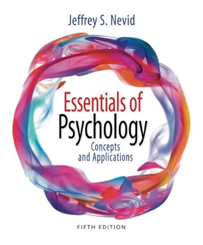 Stock image for Essentials of Psychology: Concepts and Applications for sale by Ergodebooks