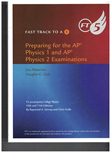 Stock image for K12HS FAST TRACK TO 5 COLLEGEPHYSICS, 11th Edition, 2018 for sale by SecondSale