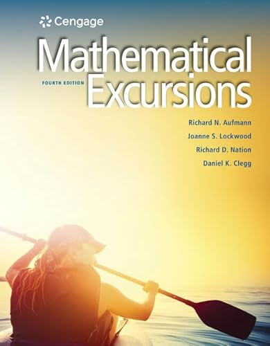 Beispielbild fr Mathematical Excursions, Fourth Edition zum Verkauf von Books Unplugged