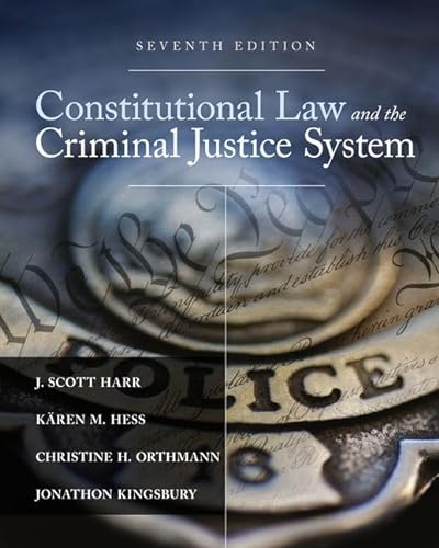 9781305966468: Constitutional Law and the Criminal Justice System (Mindtap Course List)