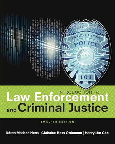 Stock image for Introduction to Law Enforcement and Criminal Justice for sale by HPB-Red