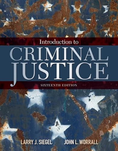 Imagen de archivo de Introduction to Criminal Justice a la venta por Books Unplugged