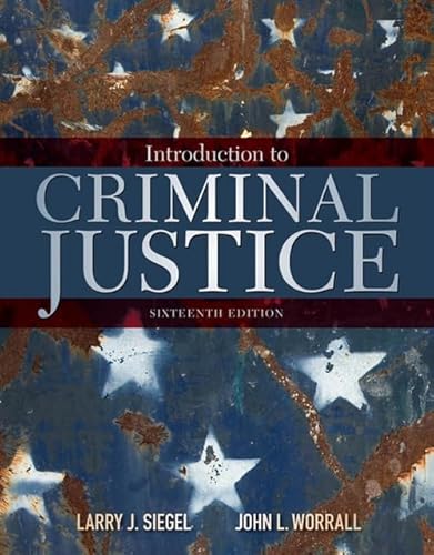 Stock image for Introduction to Criminal Justice for sale by Ergodebooks