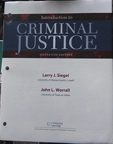 Imagen de archivo de Introduction to Criminal Justice, Loose-Leaf Version a la venta por Orion Tech