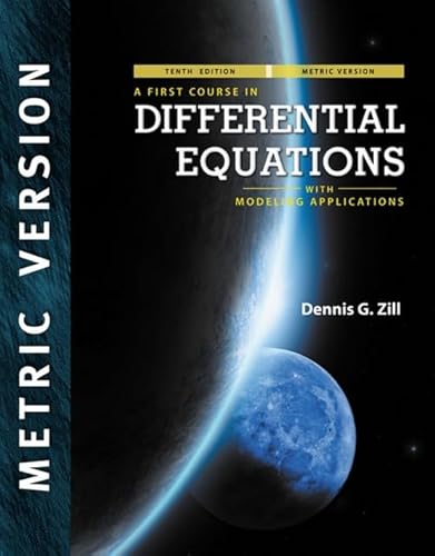 Stock image for A First Course in Differential Equations with Modeling Applications 10ED for sale by Basi6 International