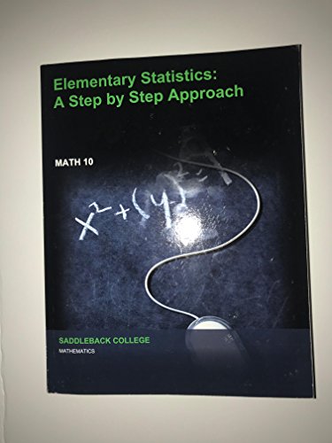 Imagen de archivo de Elementary Statistics: A Step by Step Approach a la venta por Front Cover Books