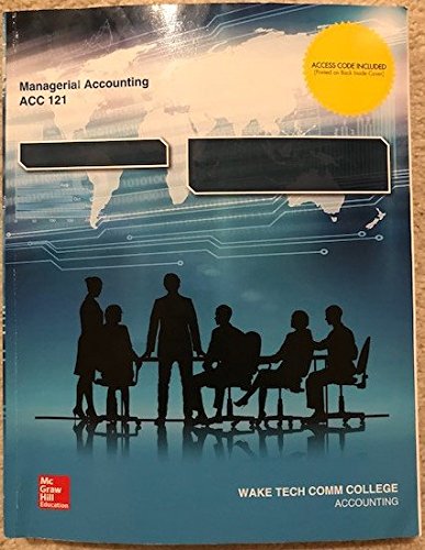 Beispielbild fr Managerial Accounting with Access code ACC-121 zum Verkauf von Better World Books