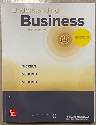 Stock image for Understanding Business Twelefth Edition Nova Community College Anandale for sale by Books Unplugged