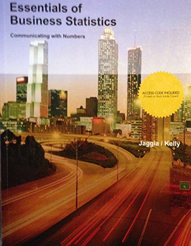 9781308092980: Essentials of Business Statistics Communicating with Numbers
