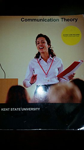 Imagen de archivo de Communication Theory [Custom for Kent State University] a la venta por Better World Books