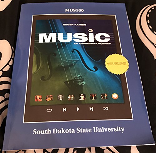 Beispielbild fr Music An Appreciation Brief (South Dakota State University) zum Verkauf von Better World Books