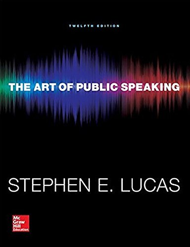9781308404400: [The Art of Public Speaking] [By: Lucas, Stephen] [November, 2014]