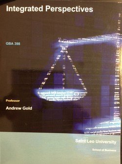 Imagen de archivo de Integrated Perspectives GBA 398 Custom Saint Leo University a la venta por Better World Books