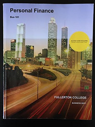 Stock image for Personal Finance Fullerton College for sale by BooksRun