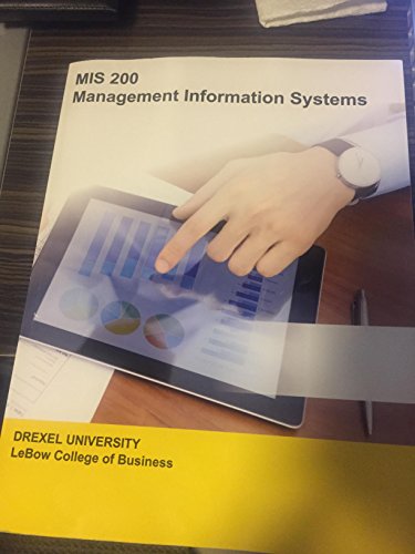 Stock image for Management Information Systems MIS 200 for sale by SecondSale