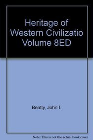 Imagen de archivo de Heritage of Western Civilizatio Volume 8ED a la venta por Wonder Book