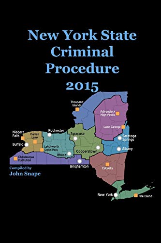 Beispielbild fr New York State Criminal Procedure 2015 zum Verkauf von PBShop.store US