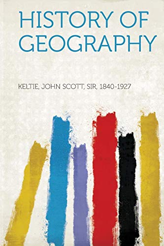 Stock image for History of Geography for sale by PBShop.store US
