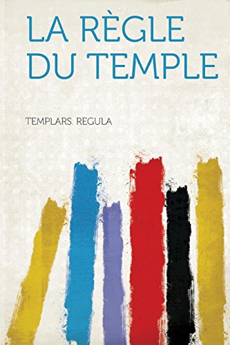 Imagen de archivo de La Regle Du Temple a la venta por PBShop.store US