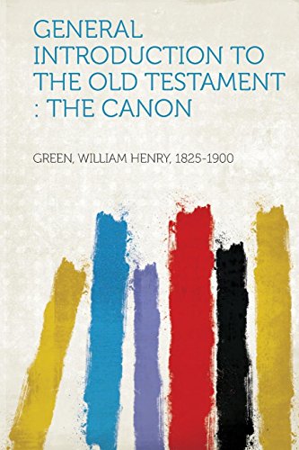 Stock image for General Introduction to the Old Testament The Canon for sale by PBShop.store US