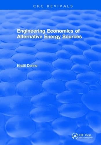 Stock image for ENGINEERING ECONOMICS OF ALTERNATIVE ENERGY SOURCES for sale by Revaluation Books