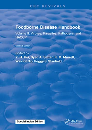 Imagen de archivo de Foodborne Disease Handbook: Viruses, Parasites, Pathogens, and Haccp: Vol 2 a la venta por Revaluation Books