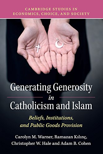 Stock image for Generating Generosity in Catholicism and Islam: Beliefs, Institutions, and Public Goods Provision (Cambridge Studies in Economics, Choice, and Society) for sale by Big River Books