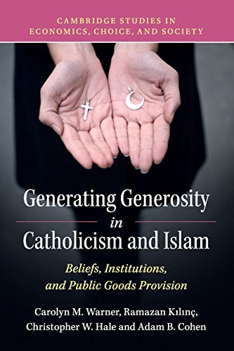 9781316501320: Generating Generosity in Catholicism and Islam: Beliefs, Institutions, and Public Goods Provision (Cambridge Studies in Economics, Choice, and Society)