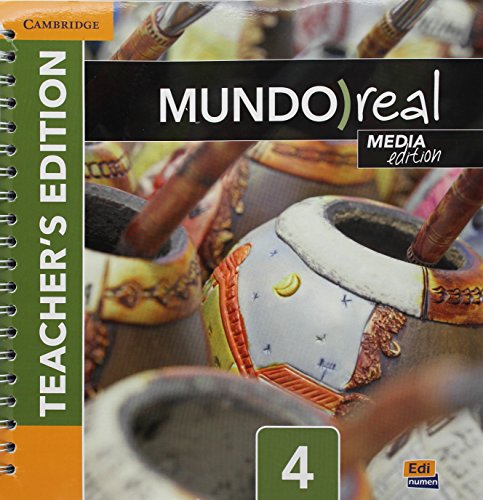 Stock image for Mundo Real Level 4 Teacher's Edition plus ELEteca Access and Digital Master Guide Media Edition (Spanish Edition) for sale by HPB-Red
