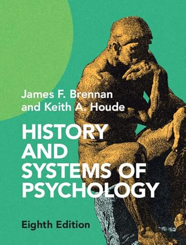 Stock image for History and Systems of Psychology for sale by GF Books, Inc.