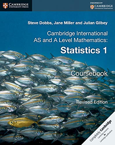 Stock image for Cambridge International AS and A Level Mathematics: Statistics 1 Coursebook for sale by ThriftBooks-Dallas