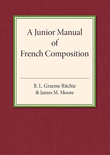 Stock image for A Junior Manual of French Composition for sale by Revaluation Books