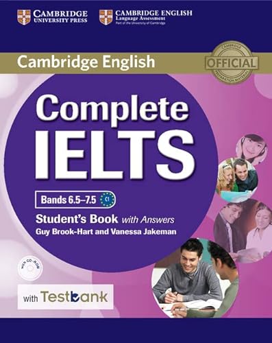 Stock image for COMPLETE IELTS BANDS 6.5-7.5 STUDENT'S BOOK WITH ANSWERS WITH CD-ROM WITH TESTBA for sale by Zilis Select Books