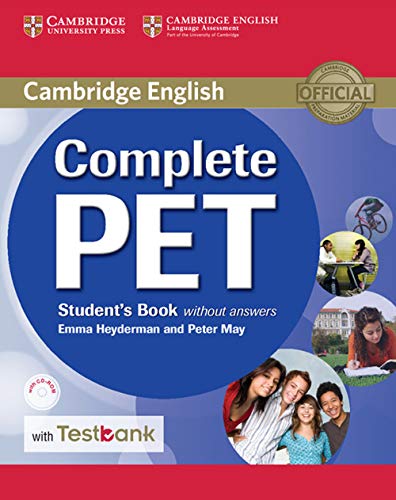 Imagen de archivo de Complete PET Student's Book without Answers with CD-ROM and Testbank a la venta por AMM Books