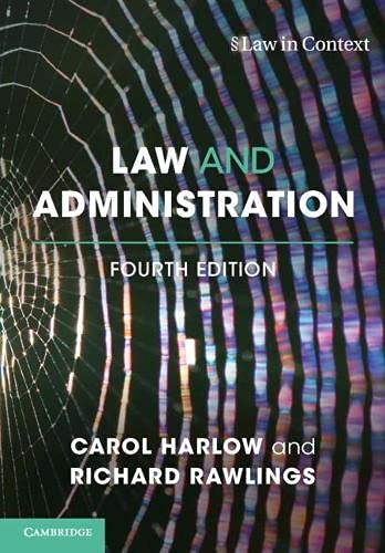 Beispielbild fr Law and Administration (Law in Context) zum Verkauf von Prior Books Ltd