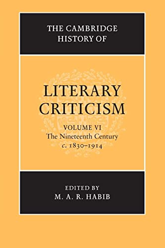 9781316606100: The Cambridge History of Literary Criticism