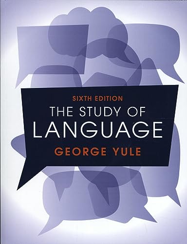 Imagen de archivo de The Study of Language a la venta por Zoom Books Company